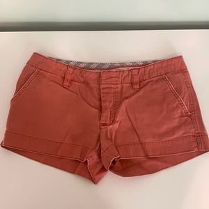 American Eagle twill shorts.